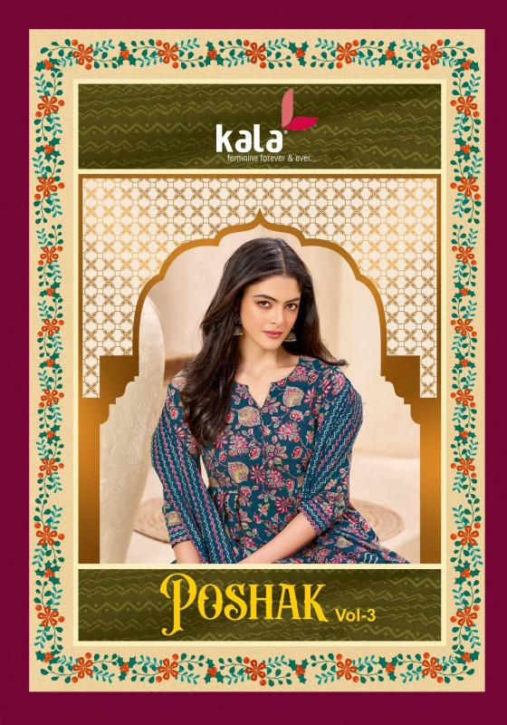 Kala poshak vol-3 cotton dress materials wholesale
